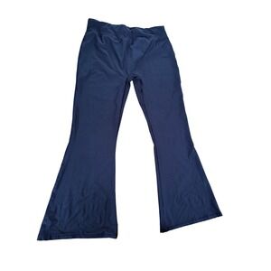 DAILYSZN black athletic flare leggings